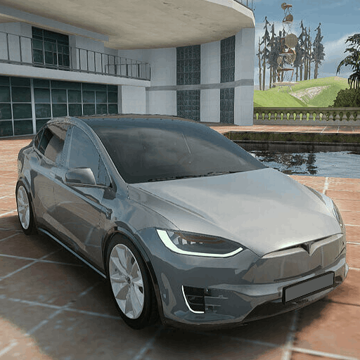 Racing Tesla Model X Simulator icon