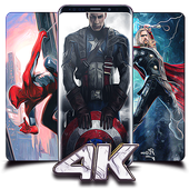 Super Hero Wallpaper 4K - Live Background Changer icon