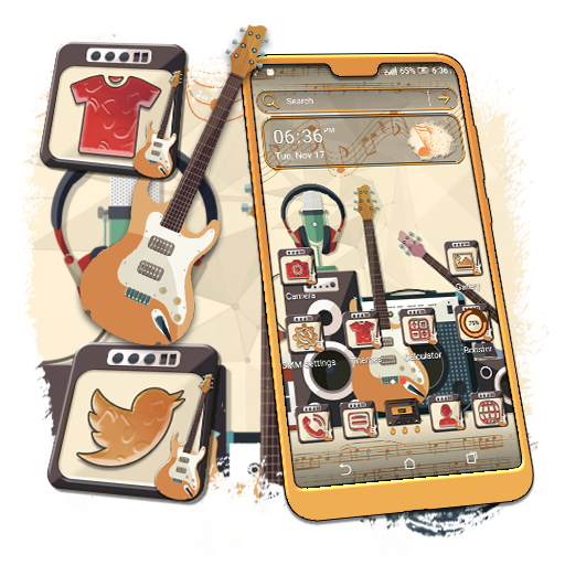 Music Instruments Theme Launcher icon