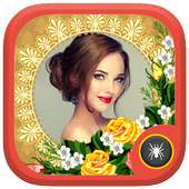 Vintage Floral Photo Frames on 9Apps