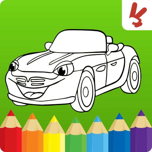 Cars coloring pages for kids icon