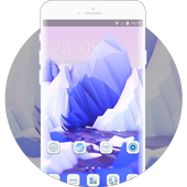 Theme for pure glacier moto z3 wallpaper icon
