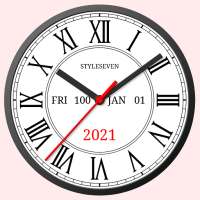 Roman Analog Clock Live Wallpaper-7 on 9Apps