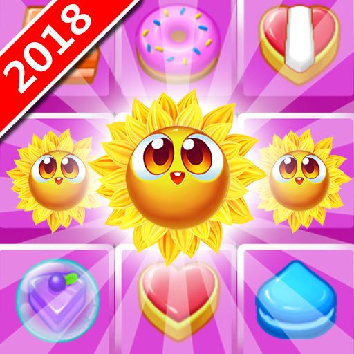 cookie sunflower : match 3 puzzle icon