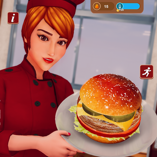 My Restaurant City Cafe Games icon