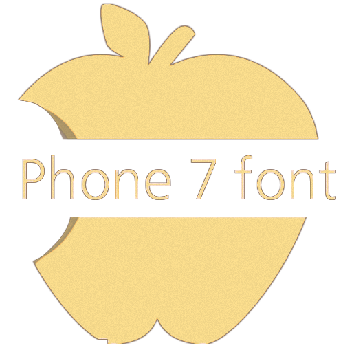 phone 8 font icon