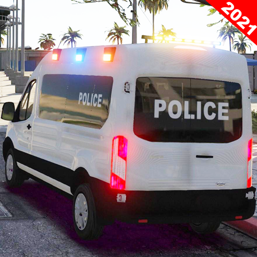 Police Van Crime Chase - Police Bus Games 2021 icon