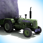 Farm Tractor Goods Transporter - Transport in Farm icon