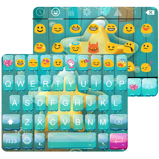 Bubble Star Emoji Keyboard icon