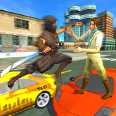 Super Ninja City Gangster Fighting Game icon