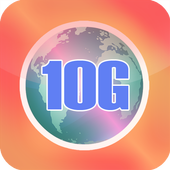 10G speed browser icon