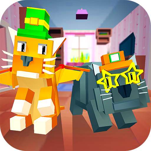 My Blocky Cat: Virtual Pet - try animal care game! icon