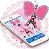 Pink Eiffel Tower on 9Apps