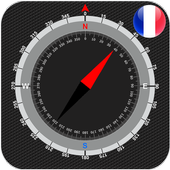Boussole Gratuit en Français, Application Boussole icon