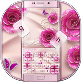 Rose Butterfly Jewery Keyboard иконка