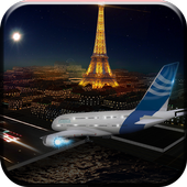 Airplane Flight Simulator 3D City Flying Aviation icon