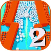 color bump up ball 3D icon