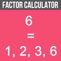 Factor Calculator - Factoring Calculator