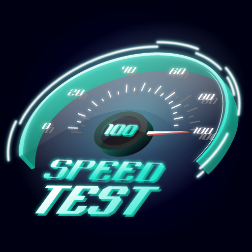 Internet speed test - fast network meter icon