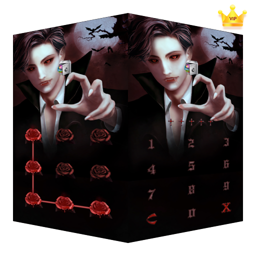 AppLock Live Theme Vampire – Paid Theme icon