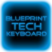 Blue Tech Keyboard Skin icon