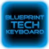 Blue Tech Keyboard Skin on 9Apps