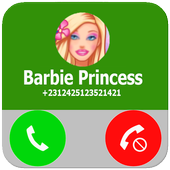 Fake Call Princess Barbie icon