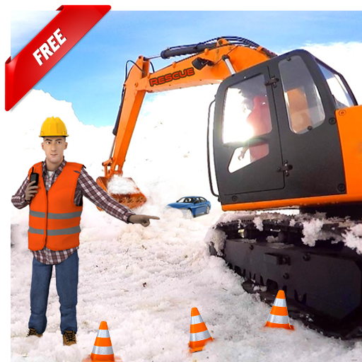 Excavator Pull Tractor: City Snow Cleaner icon