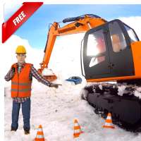 Excavator Pull Tractor: City Snow Cleaner