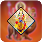 Durga Maa Clock Live WallPaper icon
