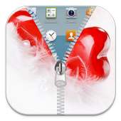 Heart Zipper Lock Screen