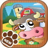 happy farm town: sunny day kid icon