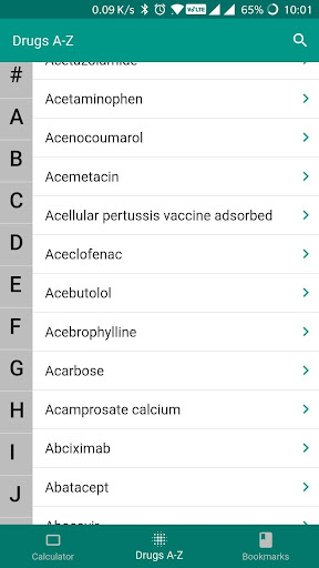 Drug Index Offline screenshot 1