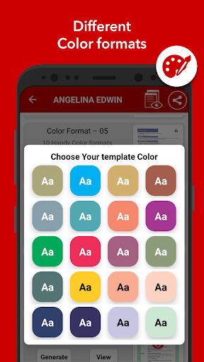 CV maker resume app screenshot 7