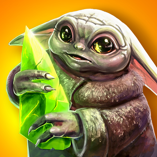 Square Baby Yoda: Cyber Casual Force Adventures icon