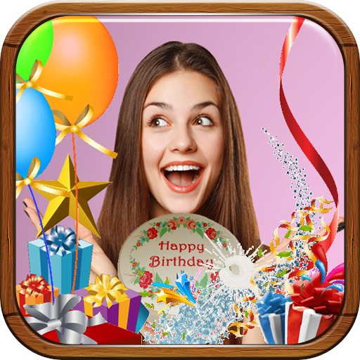 Stickers de cumpleaños para fotos icon