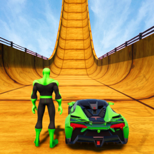 Mega Ramp Car Stunt Offline 3D icon