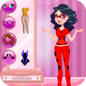 Ladybug style miraculous dress icon