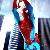 Flying Iron Superhero Spider Mission icon