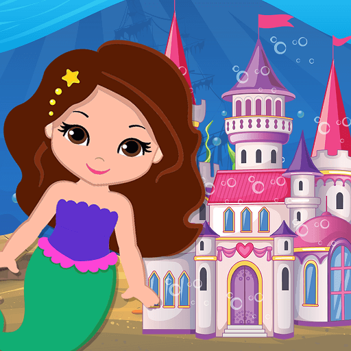 Mermaid Princess Castle: Royal House Cleaning icon