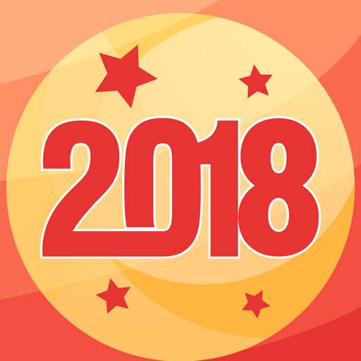 New Year 2018 icon