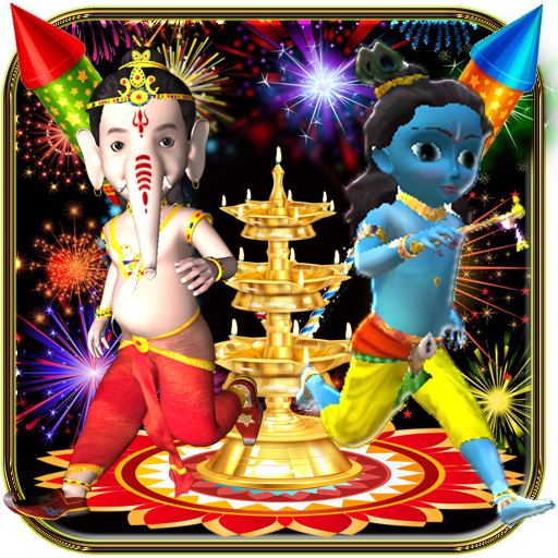 Diwali Fireworks 3D Run icon