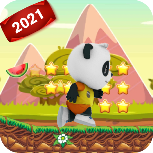 Super Panda run kart: Offline 3D game: Old school icon