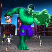 Green Monster Hero Fighter Crime City Battle icon