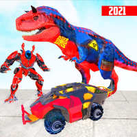 Grand Dino Robot Car Transform - Flying Jet Robot