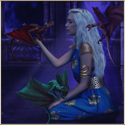 Moonlight Dragons Go Locker theme icon