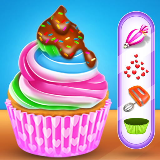 Cupcake Maker Girl Cake Games icon
