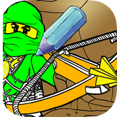 فريق تلوين النينجا أيقونة