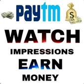 Watch Impression Earn Money icon