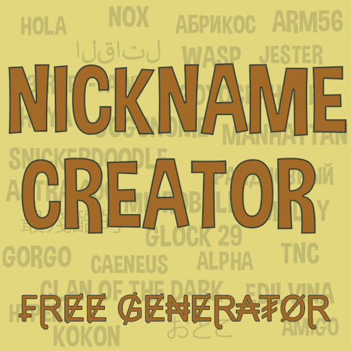 Nickname creator – free generator icon